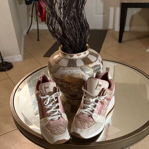 Michael Kors Pink and Cream Sneakers